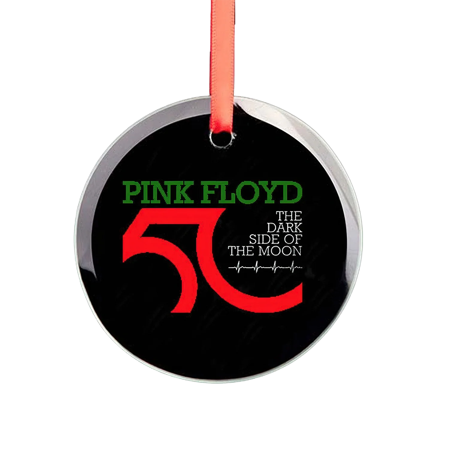 Dark Side 50 Glass Ornament