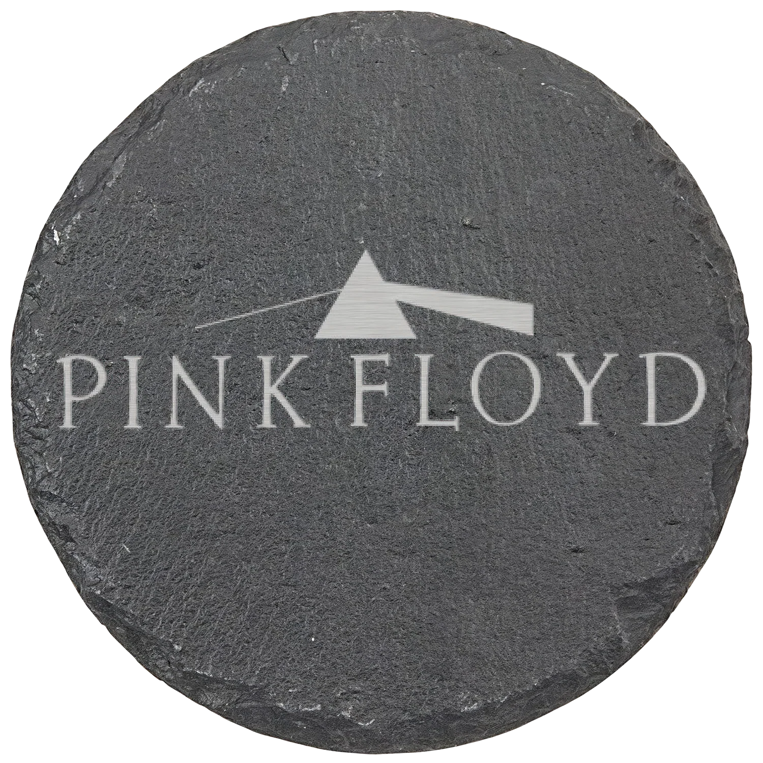 Dark Side Laser Engraved Round Slate Coaster (set of 4)
