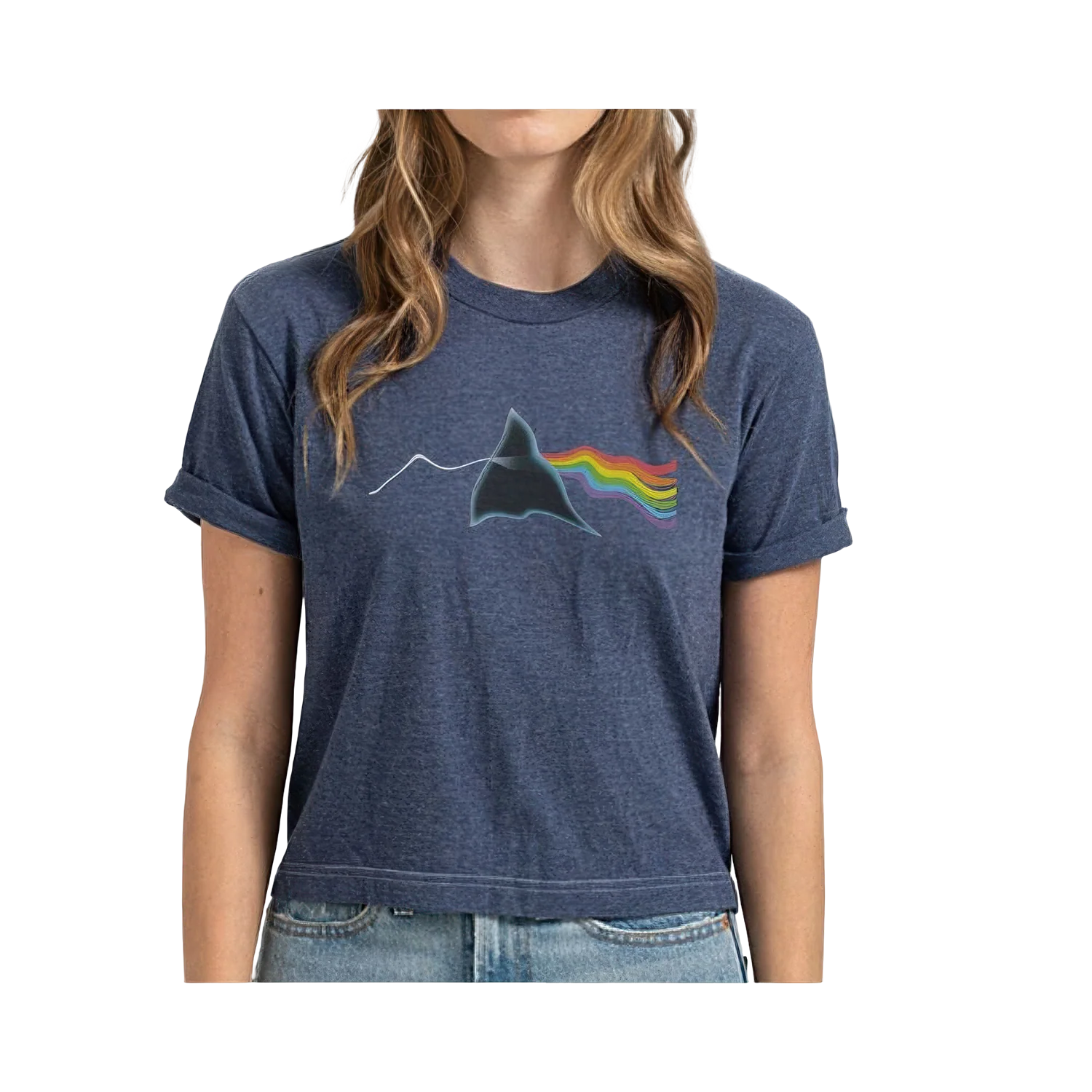 Distortion Retro Crop Top