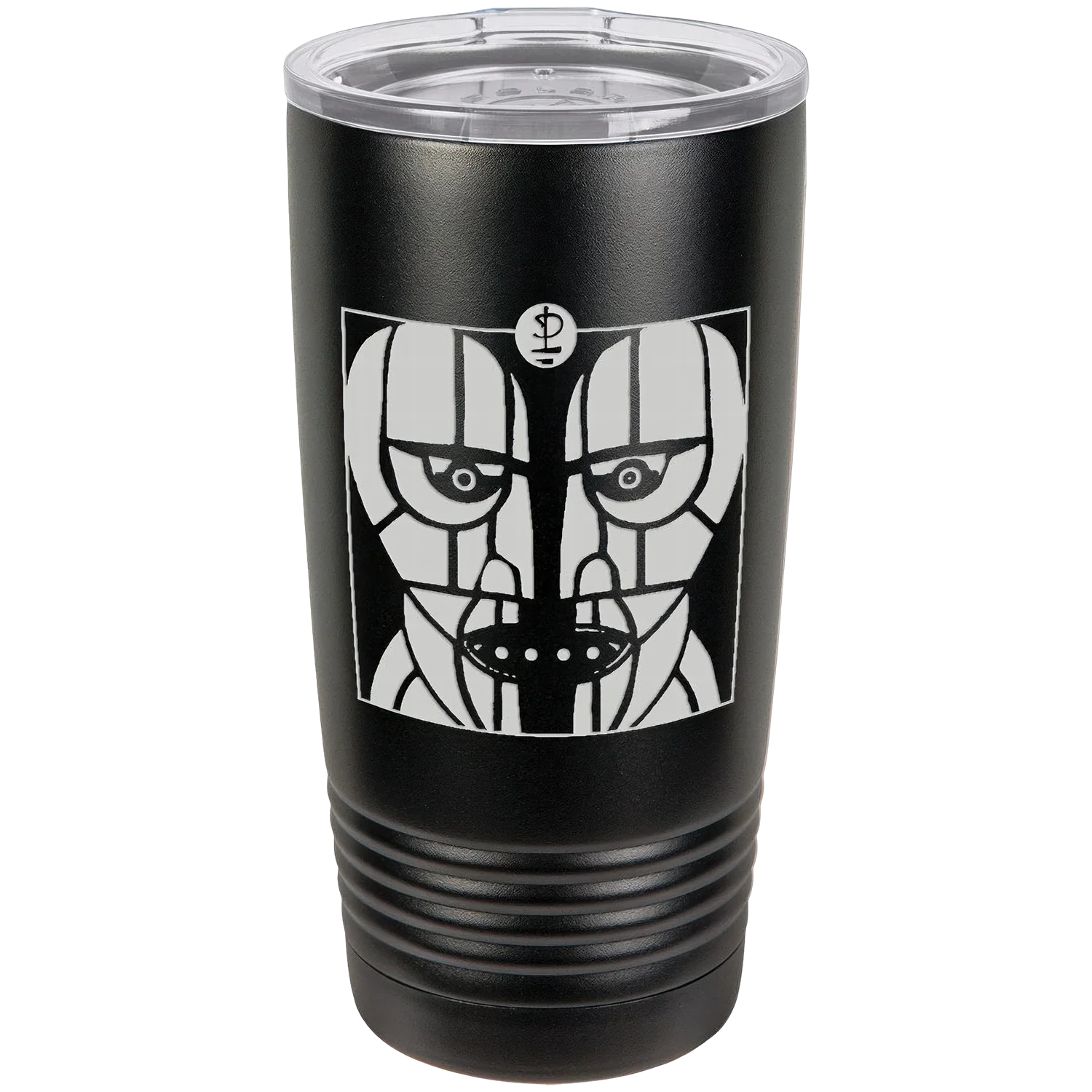 Division Bell Heads Laser Etched Polar Camel Travel Mug