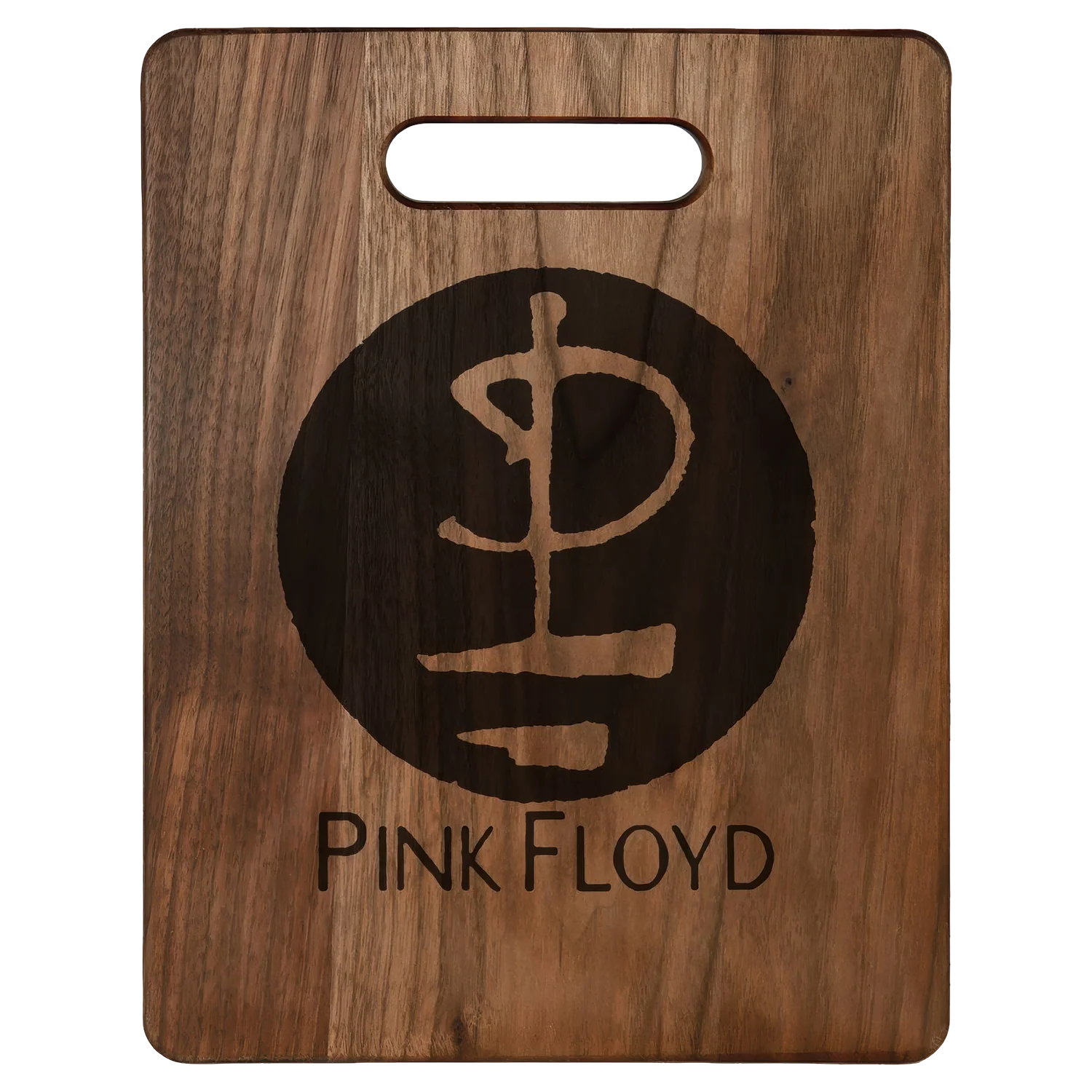Modern Logo Laser-Engraved Walnut Cutting Board