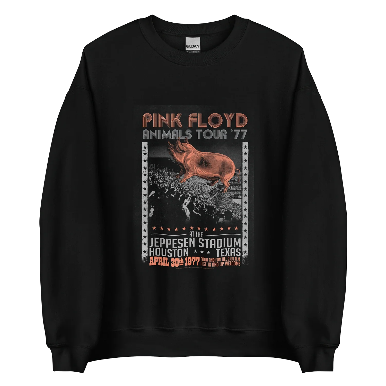 Pink Floyd Animals Tour '77 Crewneck Sweatshirt