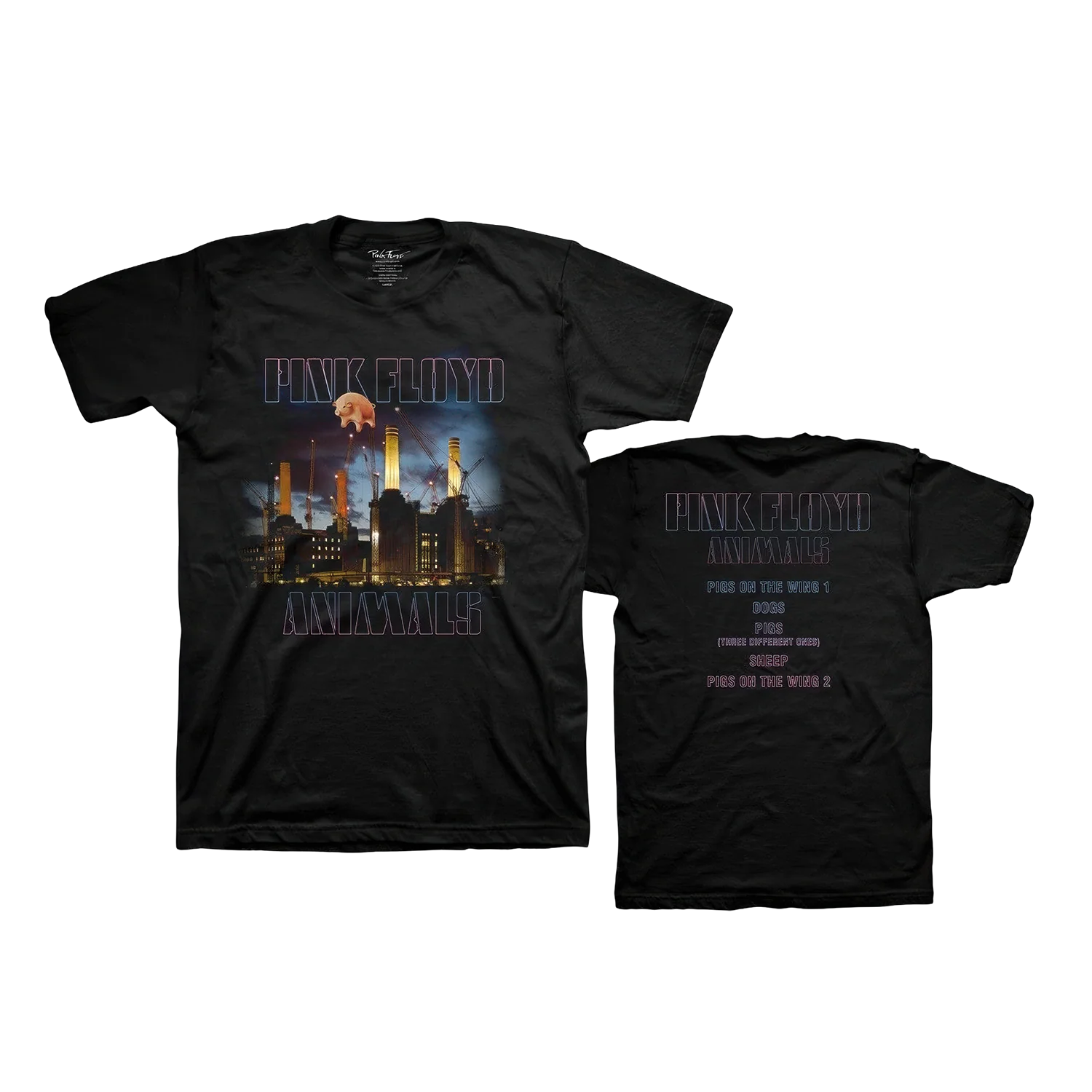 Pink Floyd Animals Tracklist T-shirt