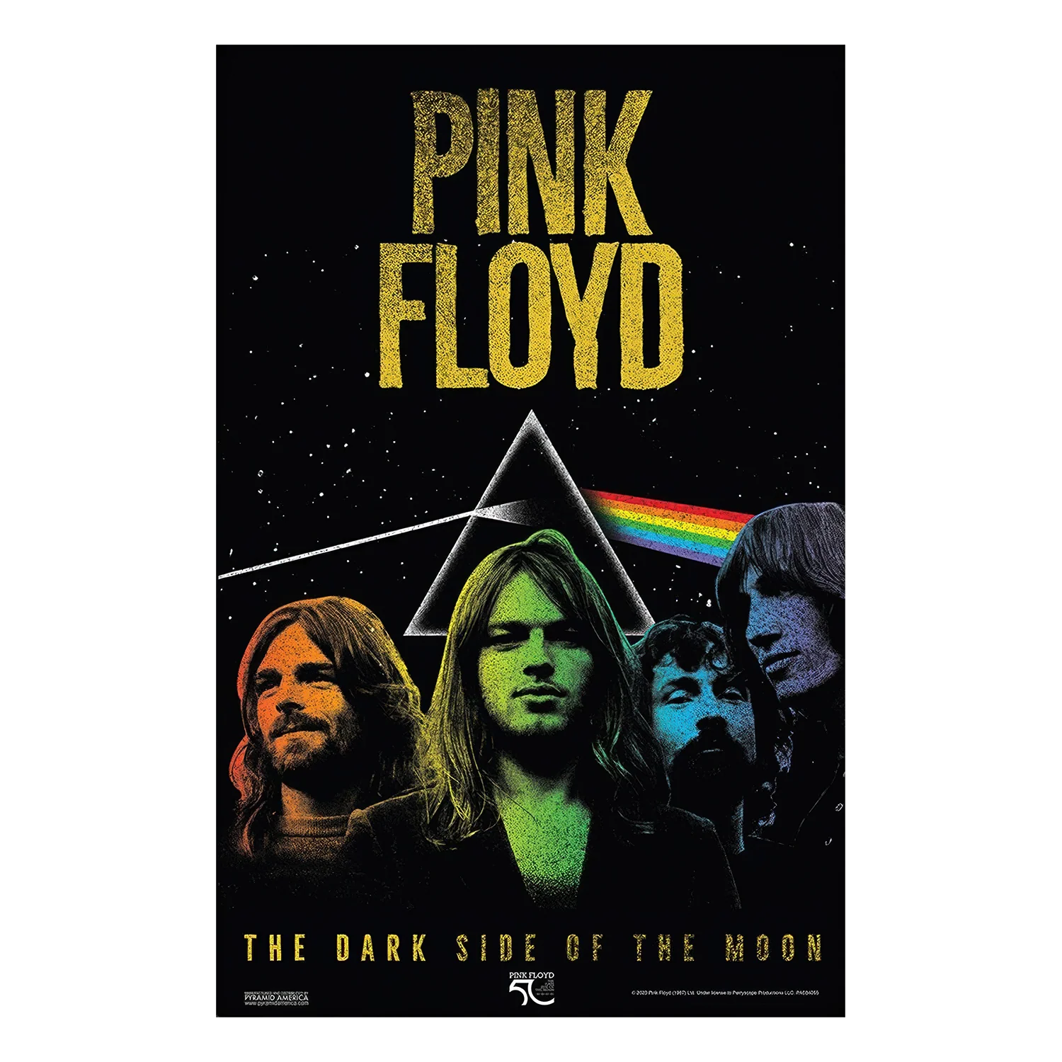 Pink Floyd - DSOTM50-Band 11x17 Framed Print