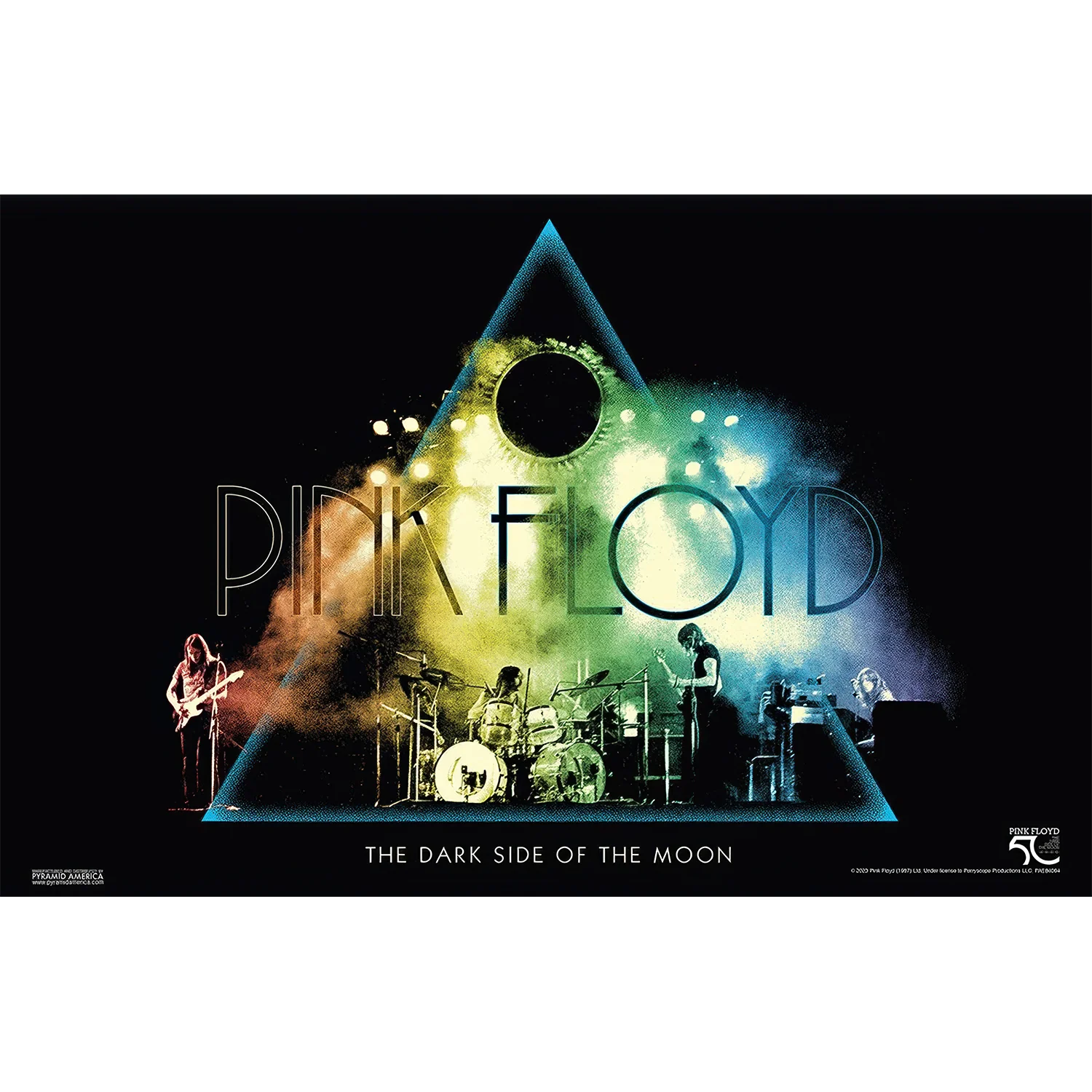Pink Floyd - DSOTM50-Live Colors 11x17 Unframed Print