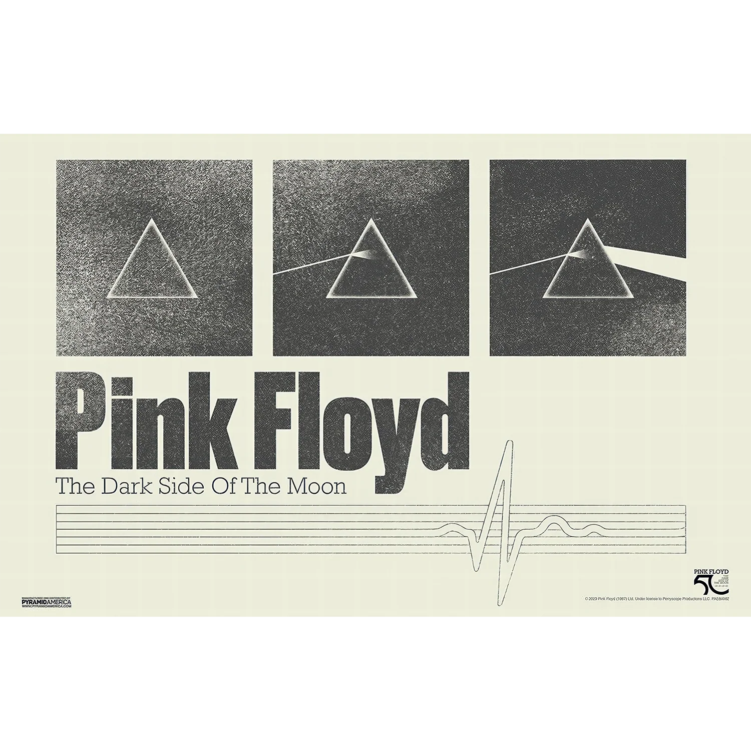 Pink Floyd - DSOTM50-Prism 11x17 Unframed Print