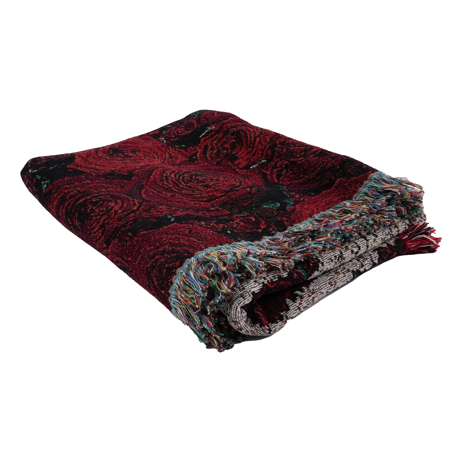 Pink Floyd TDSOTM Roses Throw Blanket - Image 3