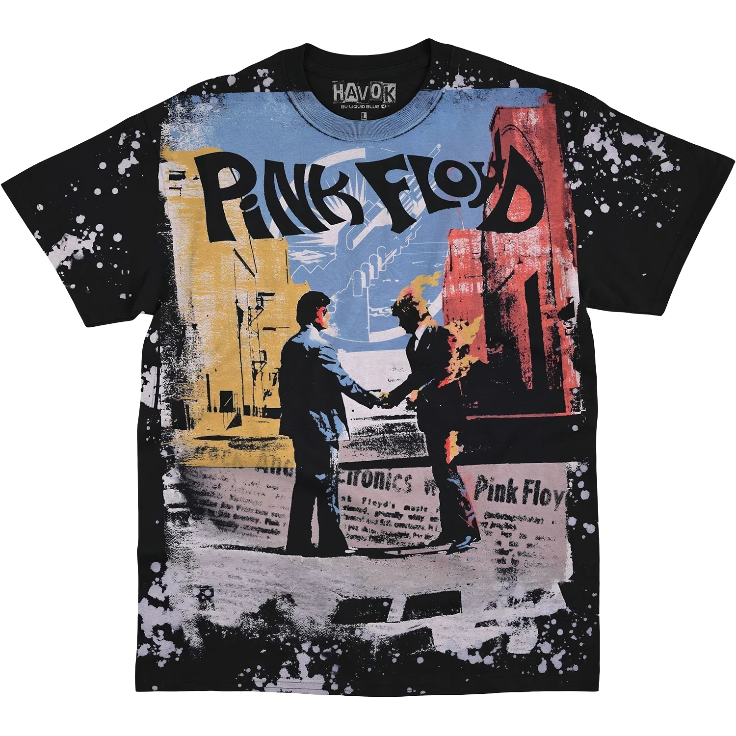 Pink Floyd Wish You Were Here Havok Black T-Shirt