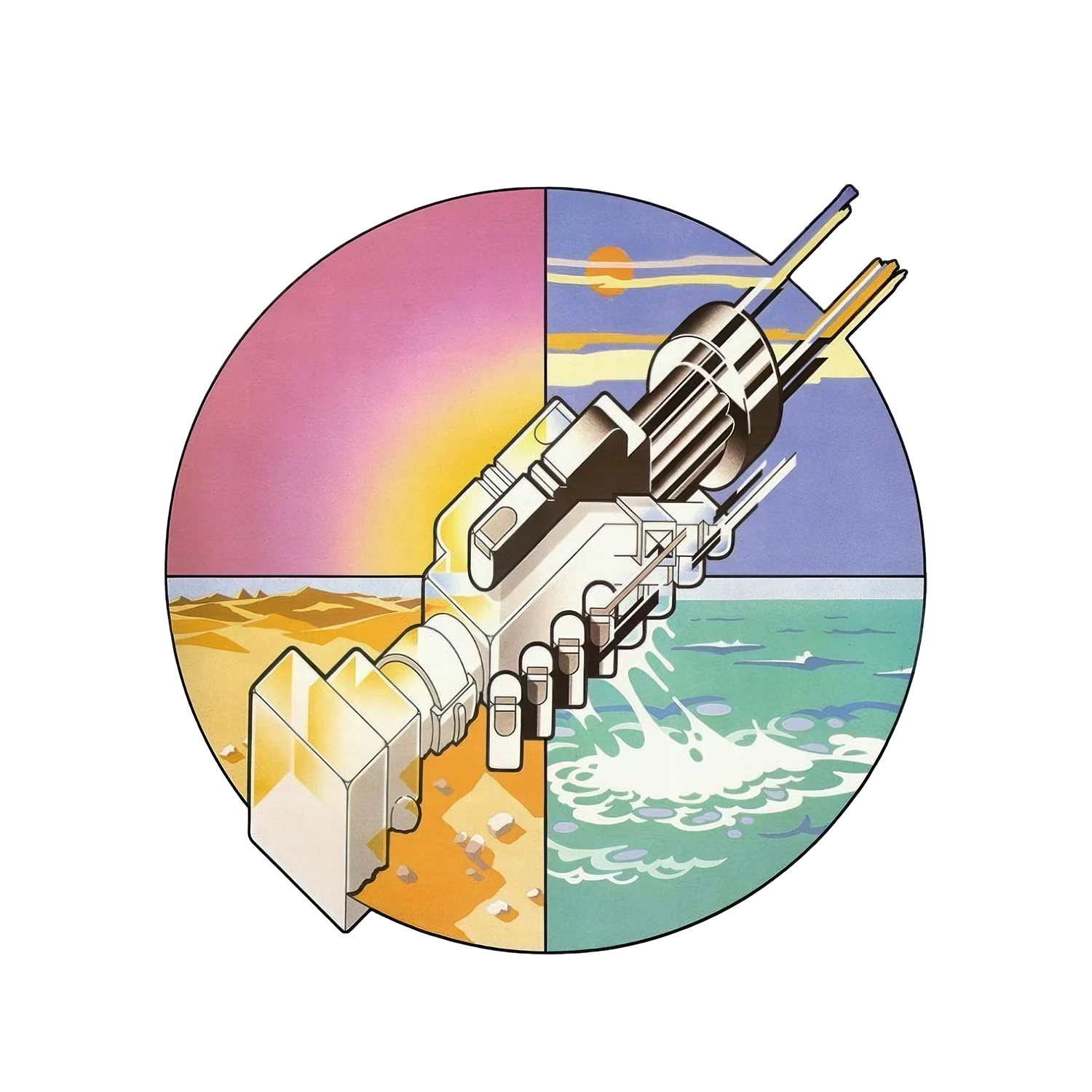 Pink Floyd - WYWH Logo Flat Magnet (2.5" x 3.5")