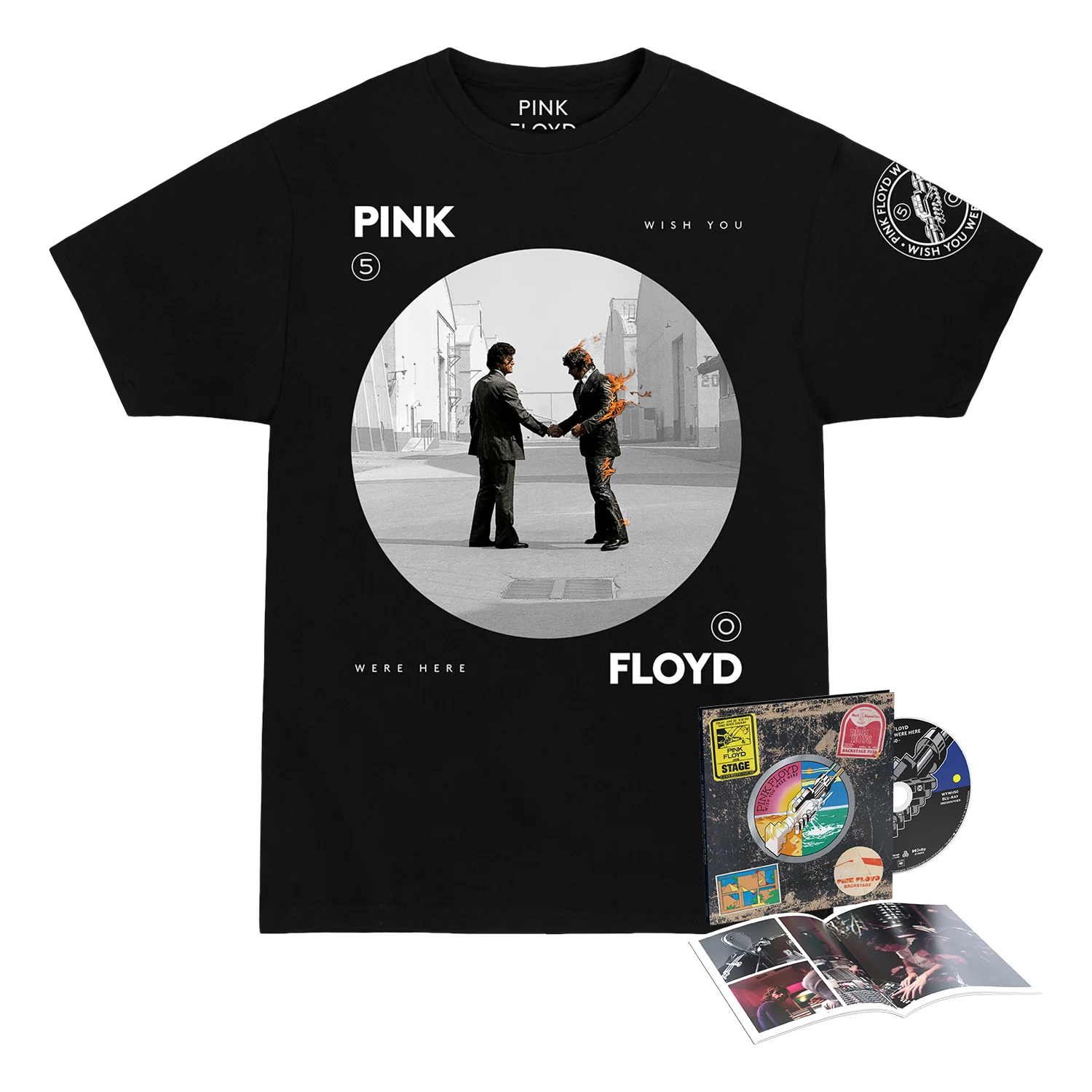 Wish You Were Here 50th Anniversary Blu-ray Audio + T-Shirt